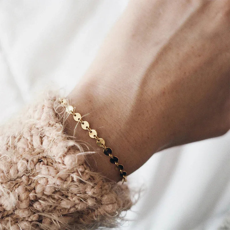 Etta Round Chain Bracelet