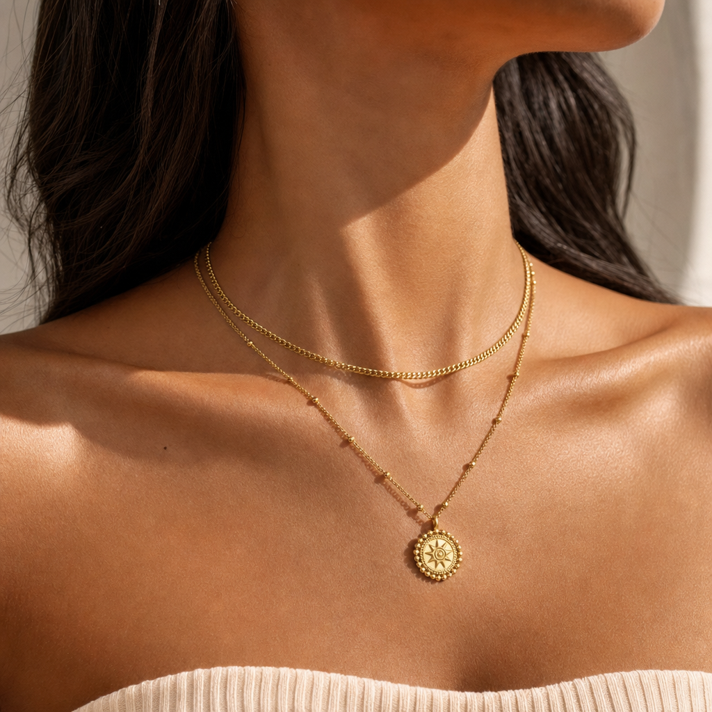 Seren Gold Pendant