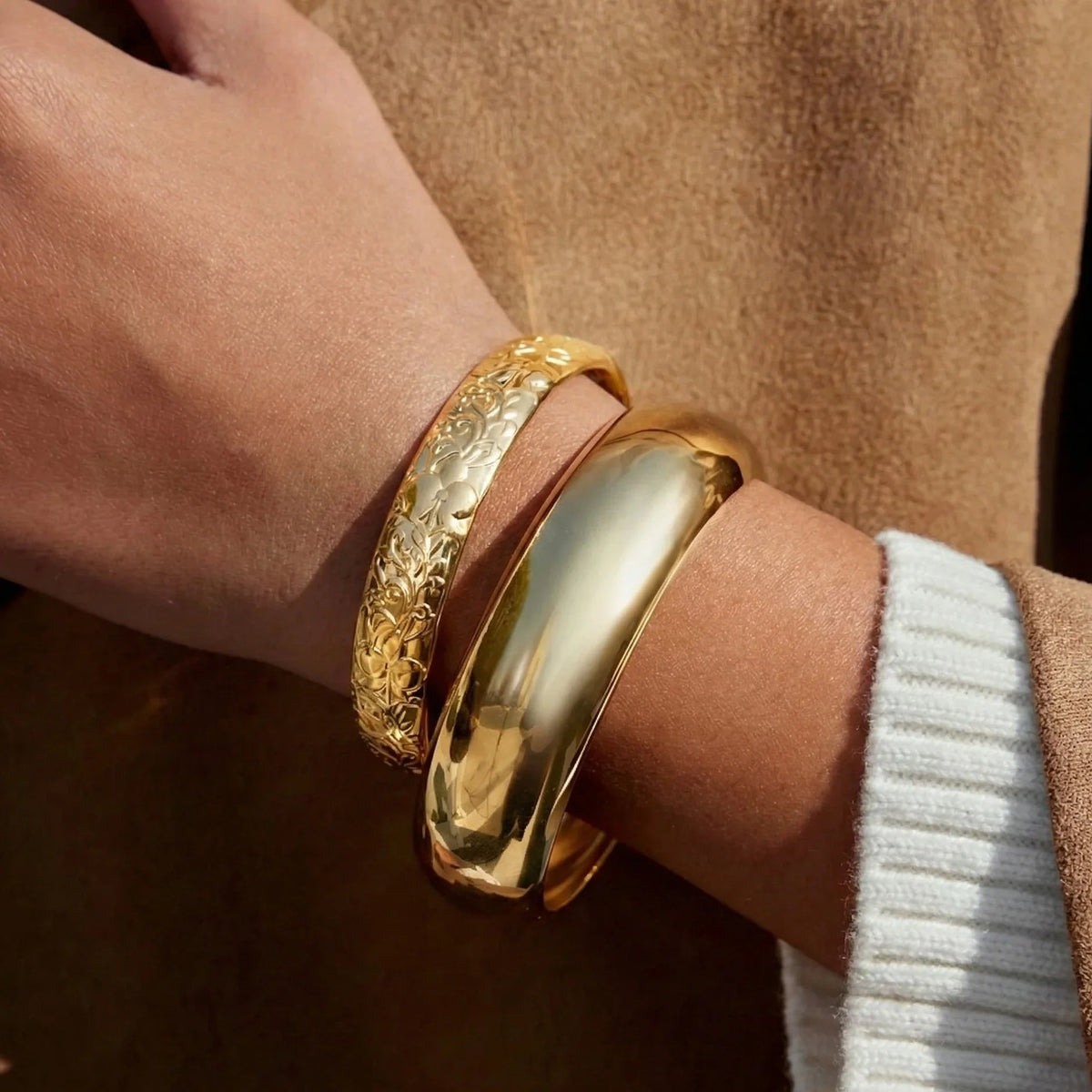 Odile Texture Bangle Bundle