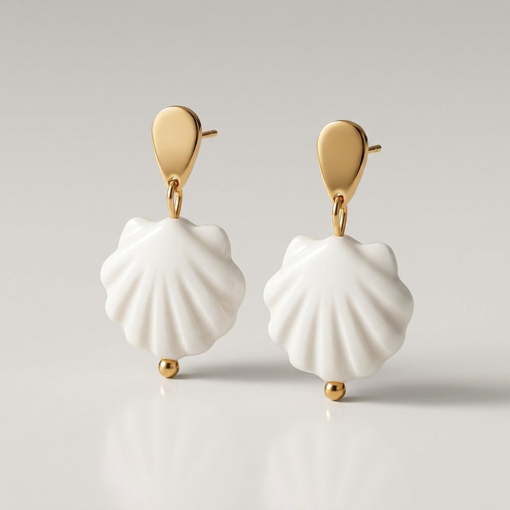 Lina Scallop Earrings