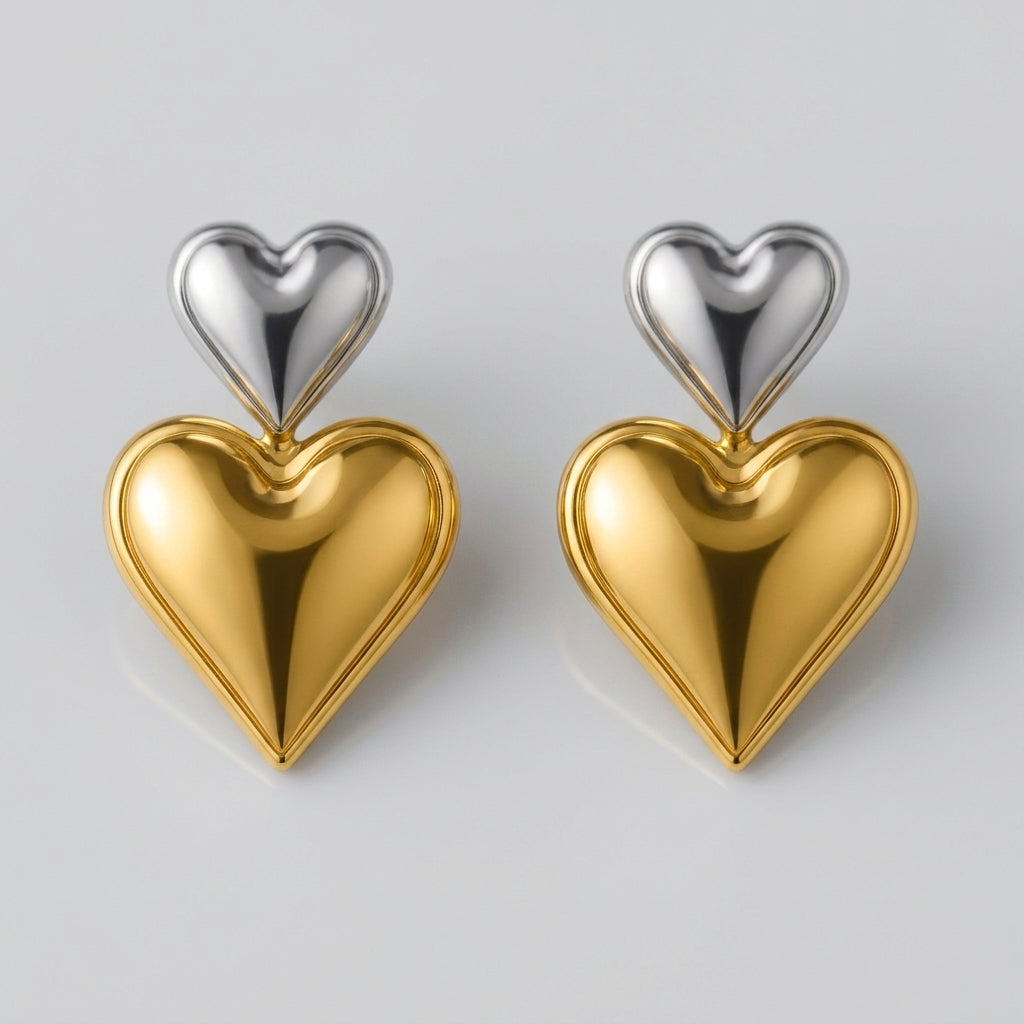 Esme Heart Earrings
