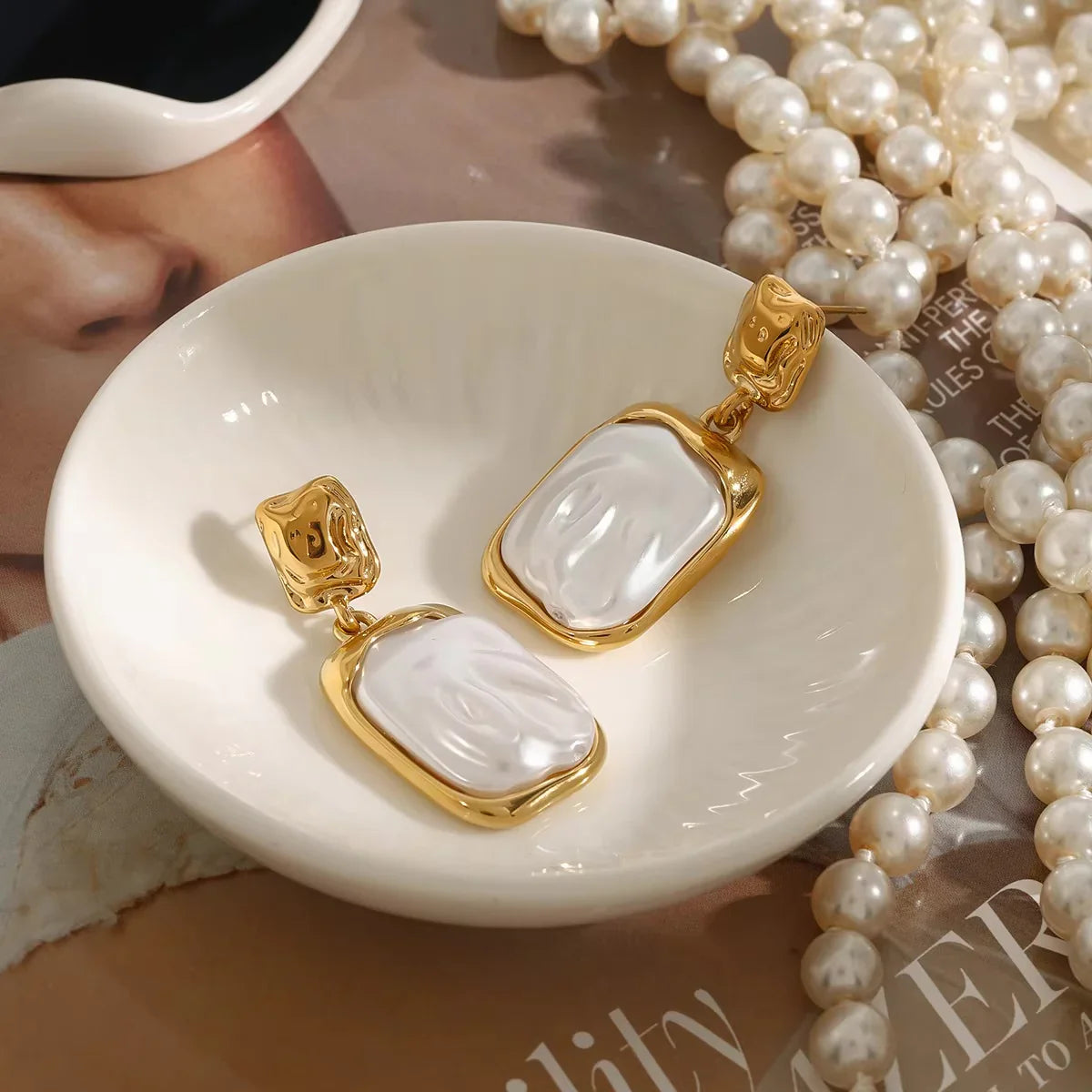 Maren Freshwater Pearl Earrings