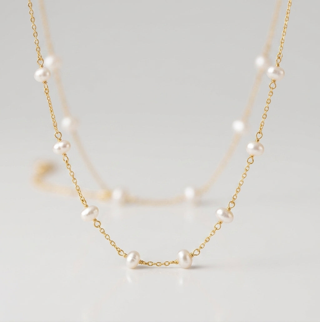 Posy Pearl Necklace