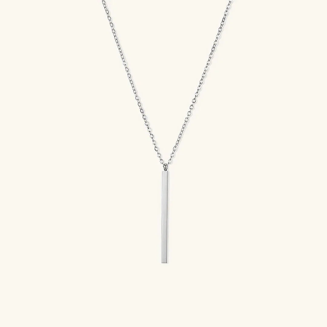 Rowan Gold Bar Necklace
