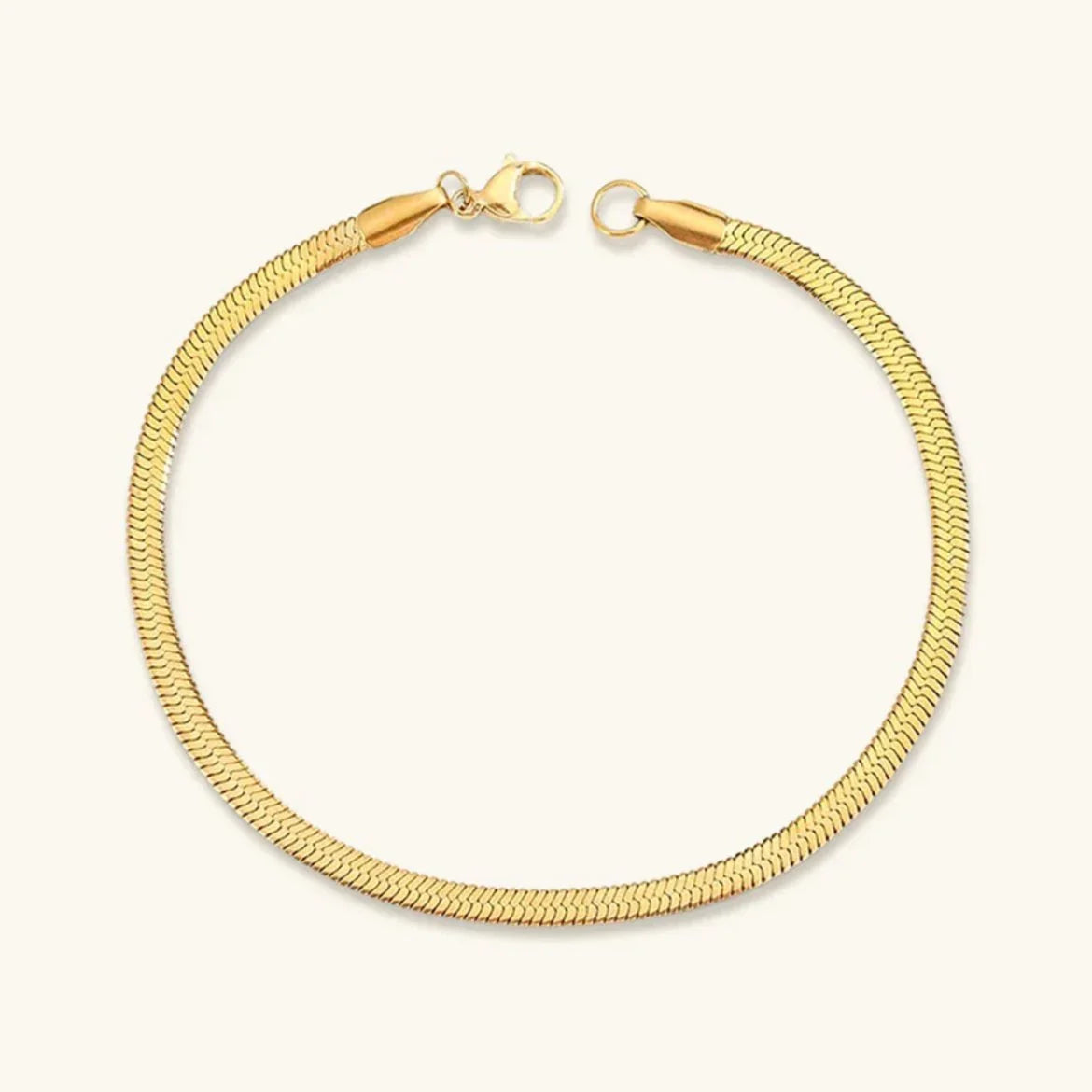 Vespertine Gold Herringbone Bracelet