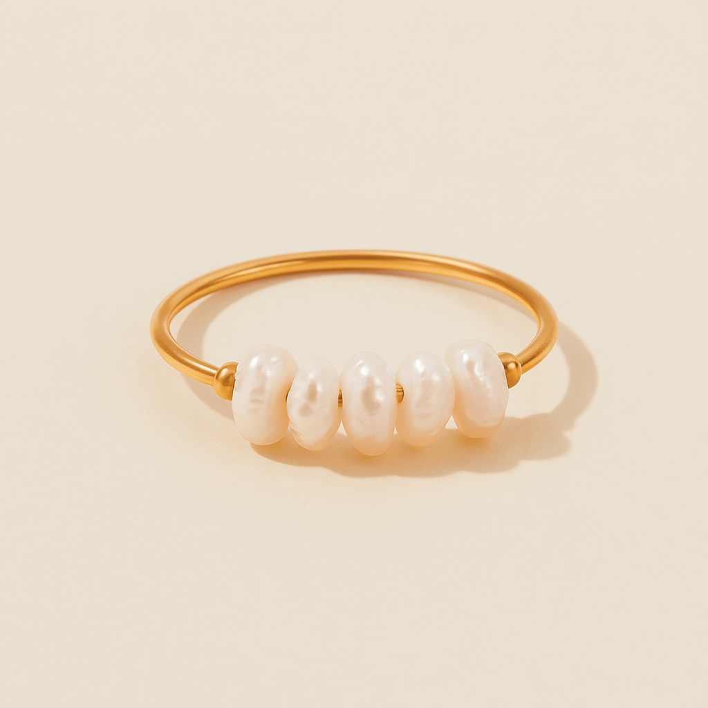 Lila Pearl Ring