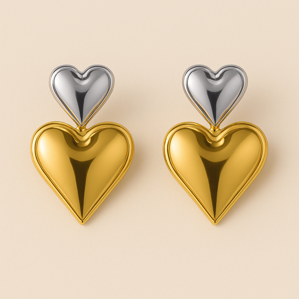 Esme Heart Earrings