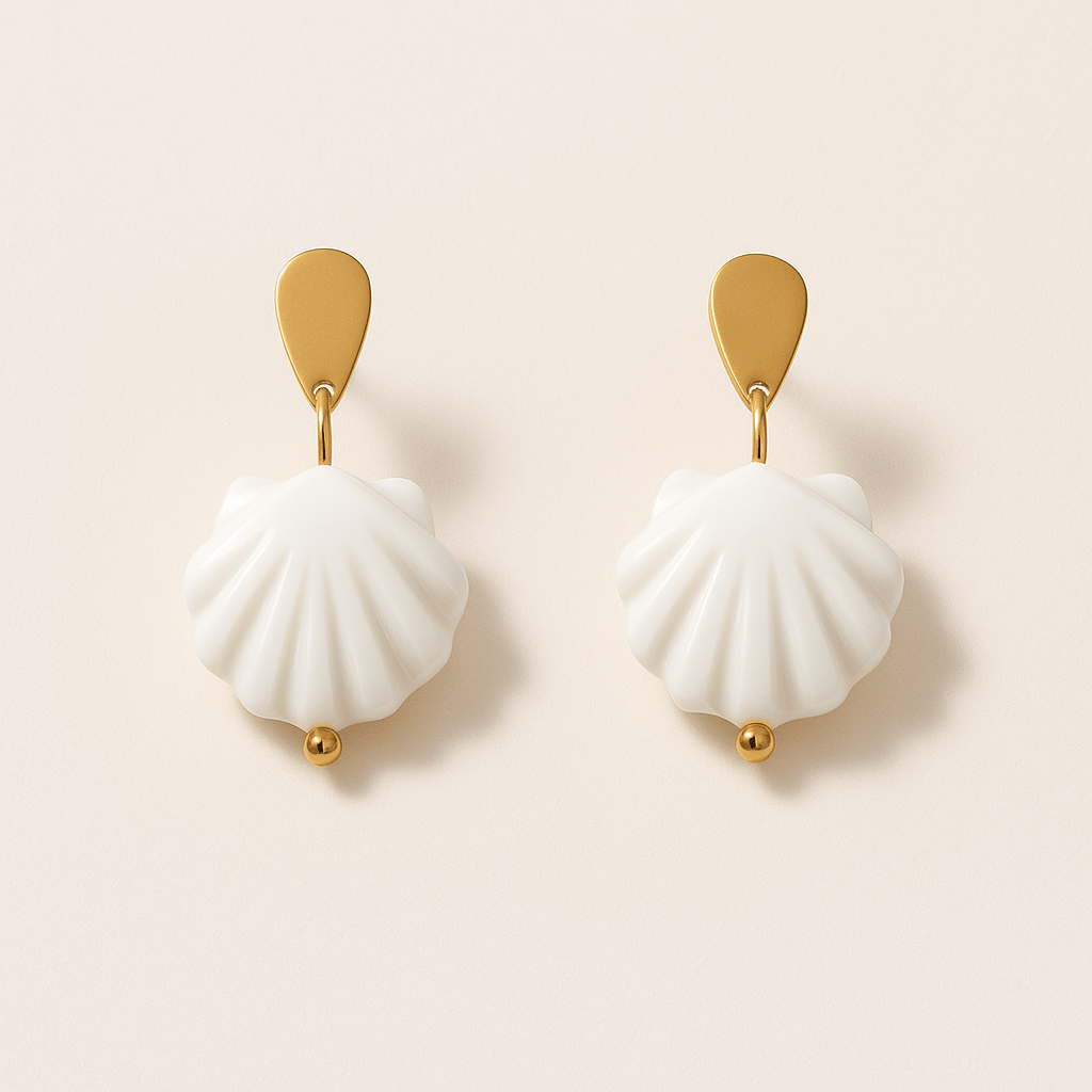 Lina Scallop Earrings