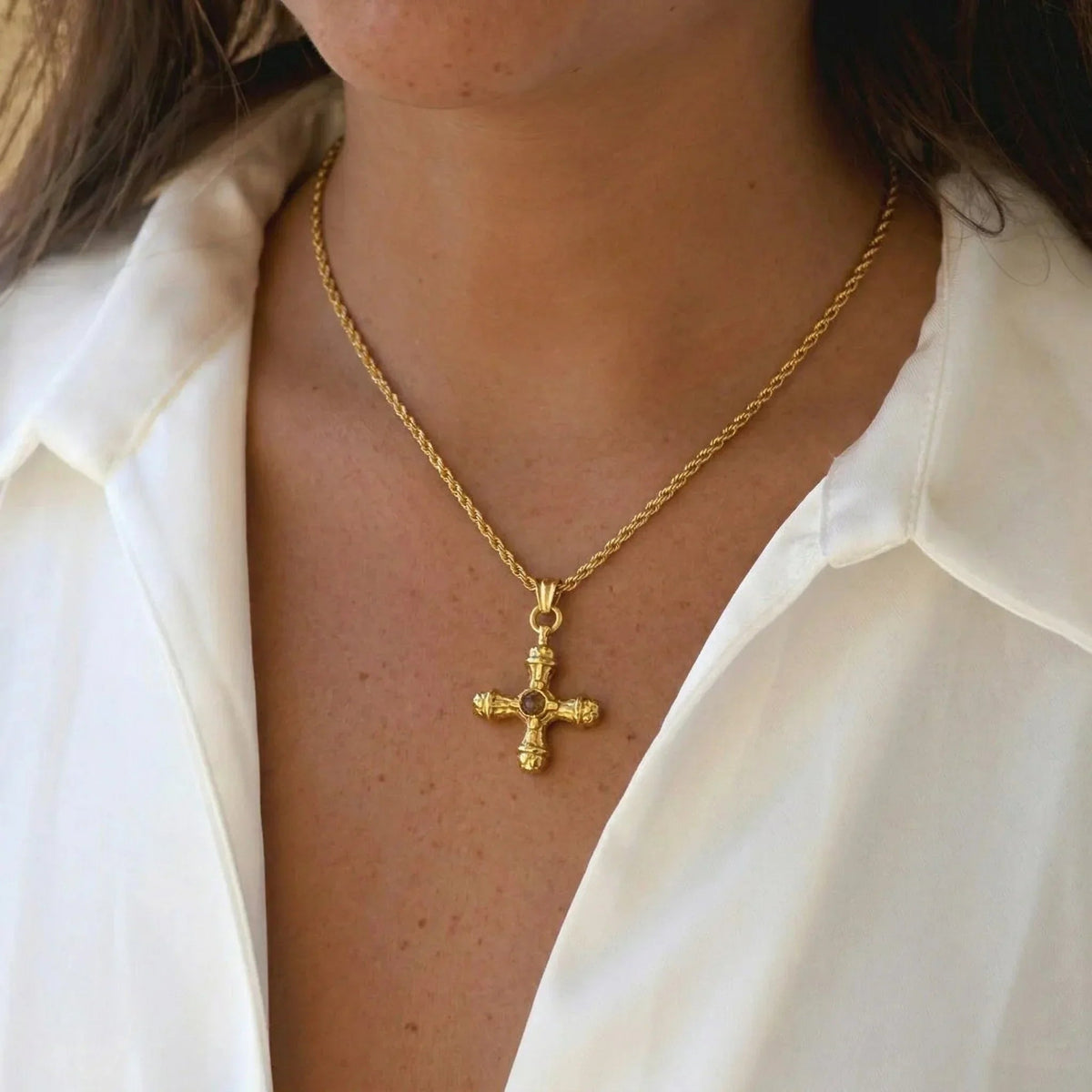 Alba Gold Necklace