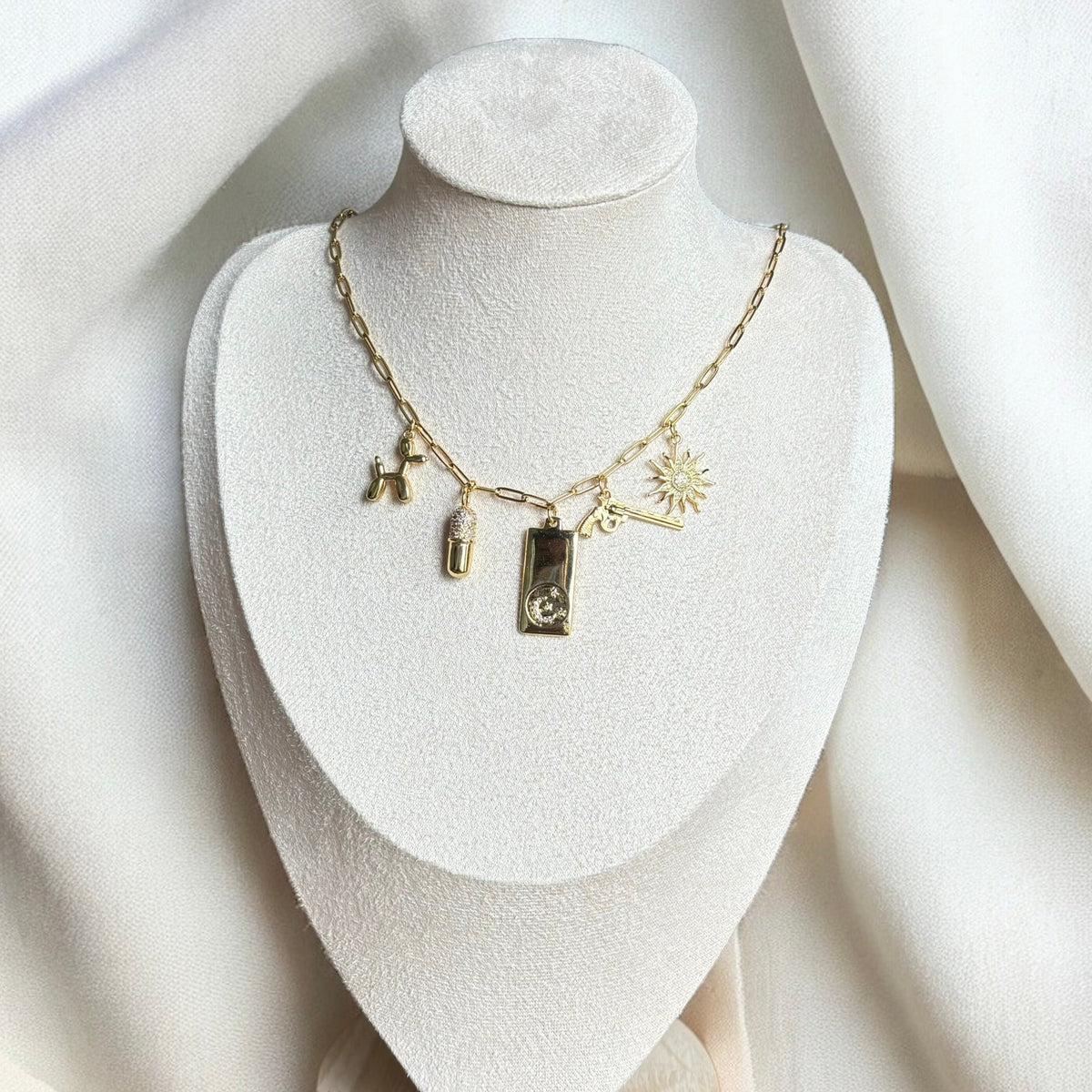 Brigitte Charm Necklace