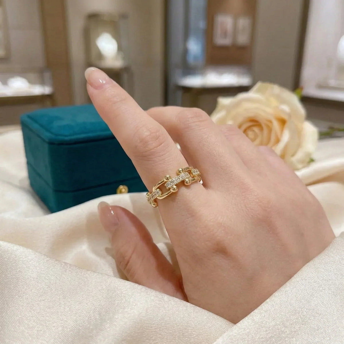 Henrietta Gold Ring