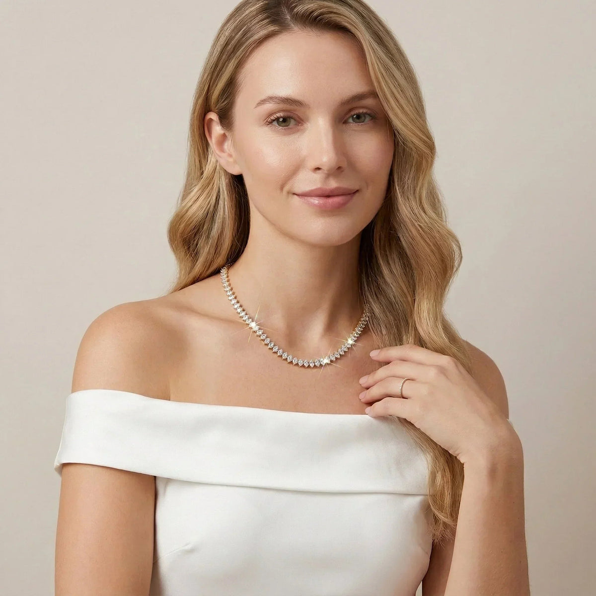 Wilona Diamond Tennis Necklace