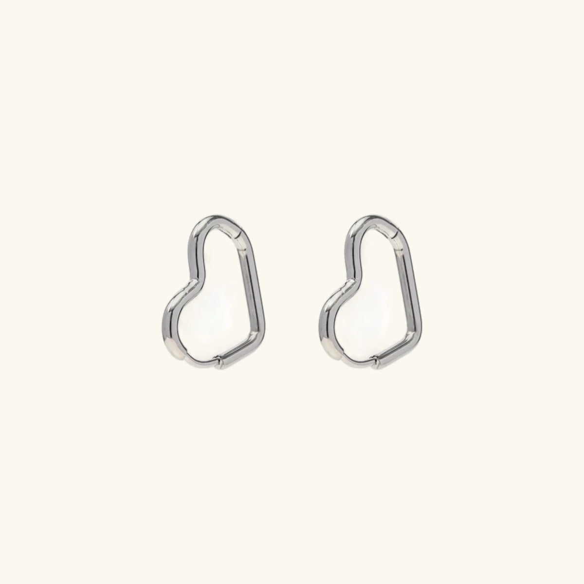 Cecile Heart Hoops