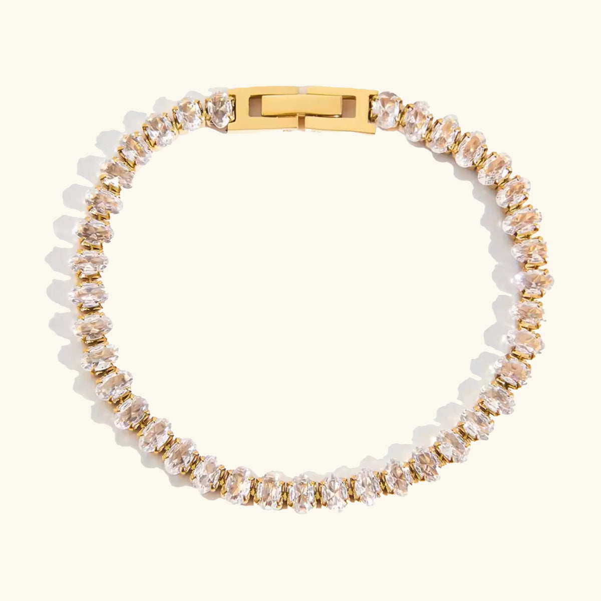 Estella Oval Cut Tennis Bracelet