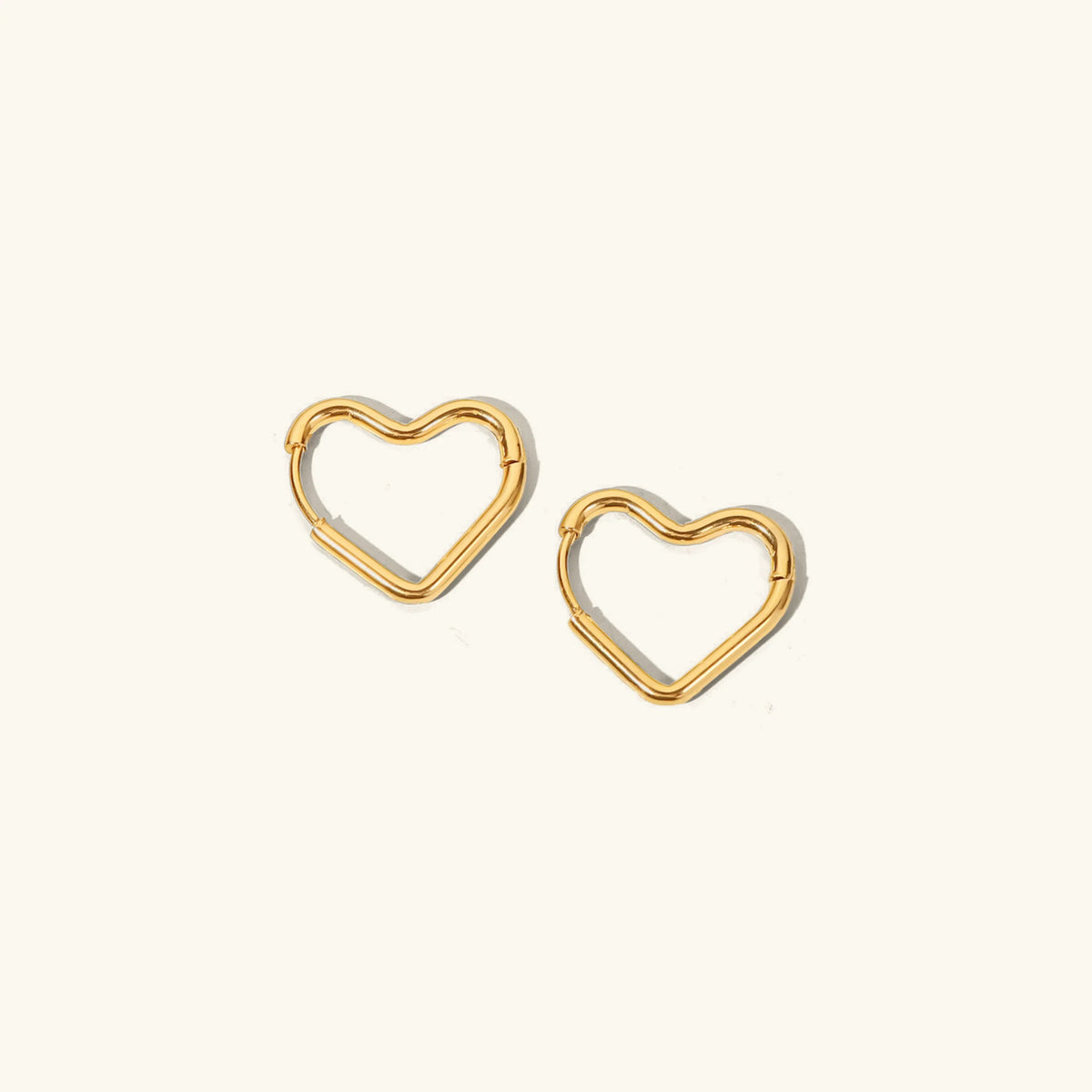 Cecile Heart Hoops