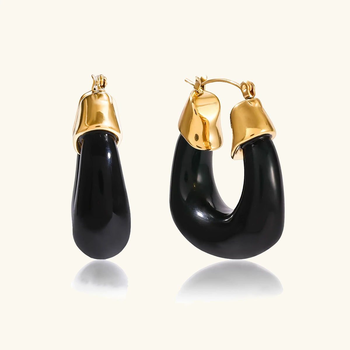 Perpetua Chunky Enamel Hoops