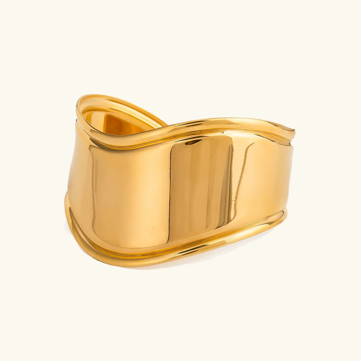 Freya Smooth Gold Cuff