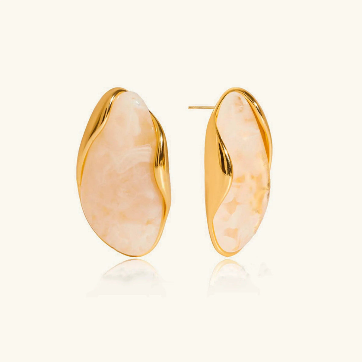 Sylvie Polished Gemstone Earrings