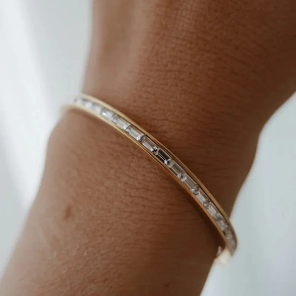 Wren Diamond Bangle