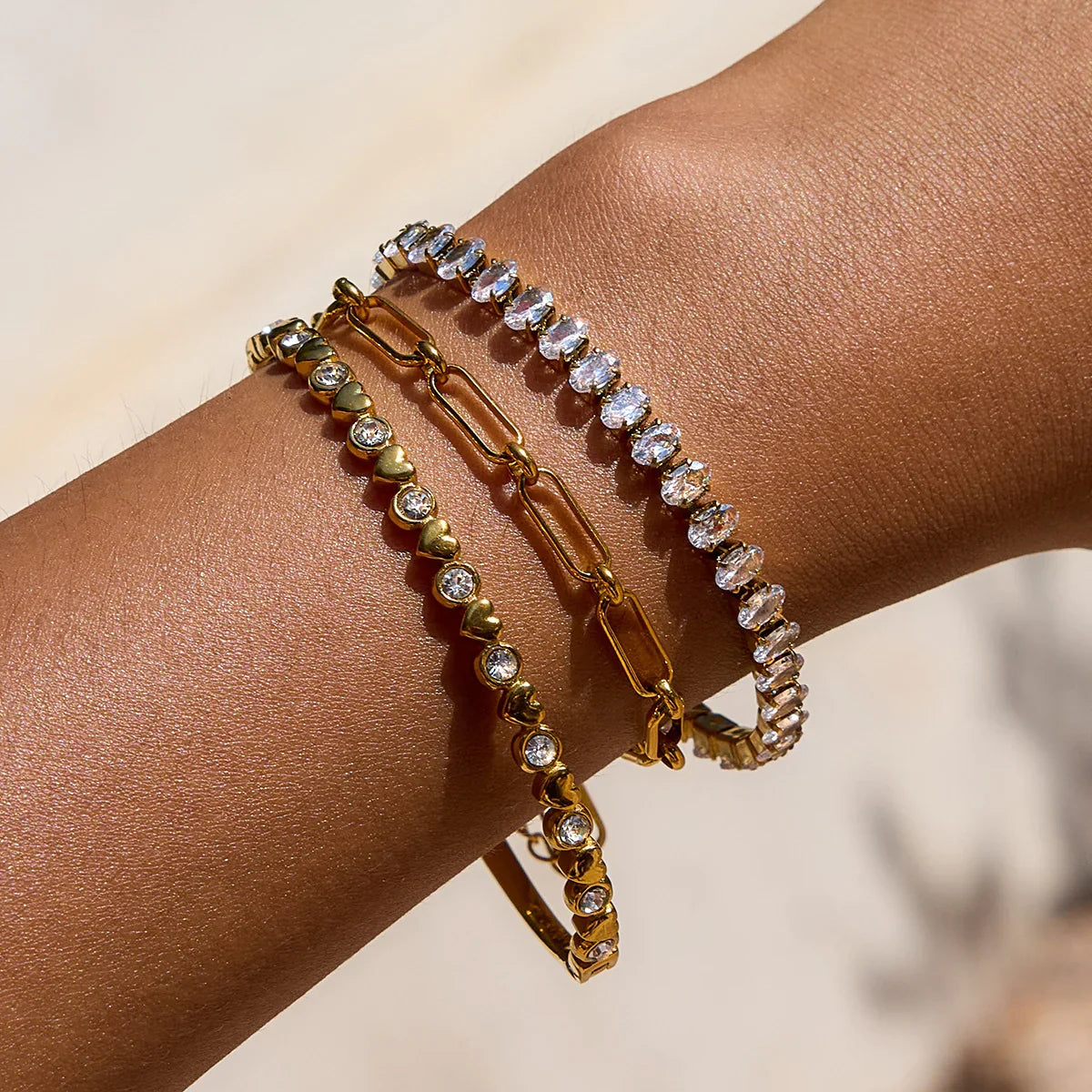 Estella Oval Cut Tennis Bracelet