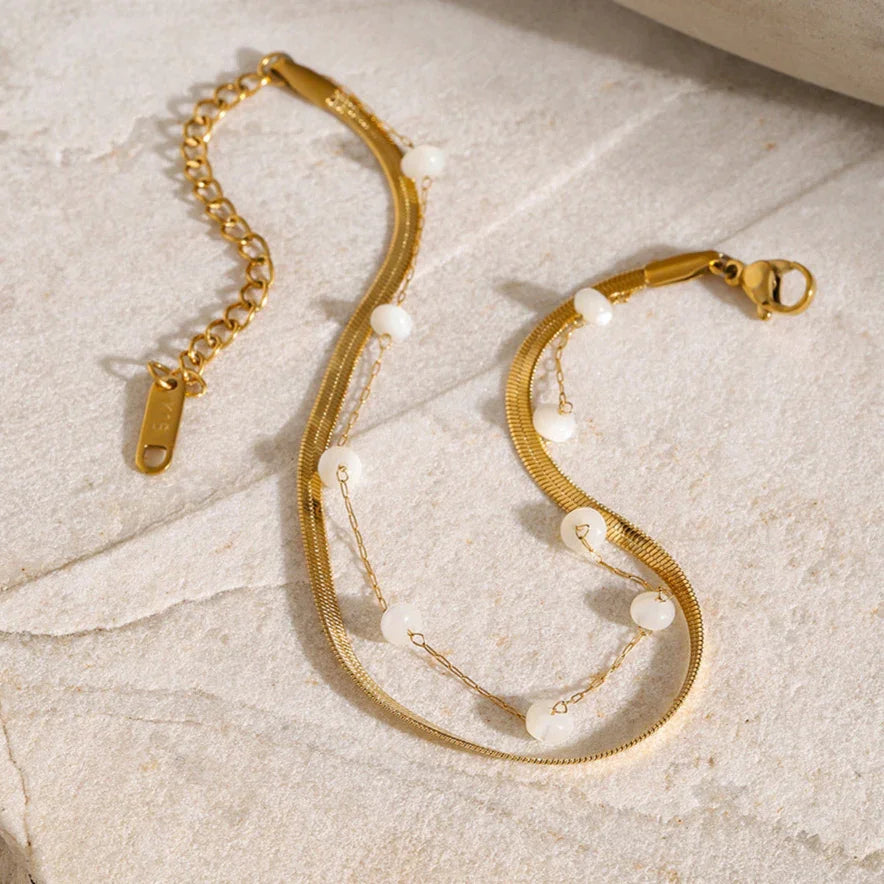 Coquette Freshwater Pearl Anklet