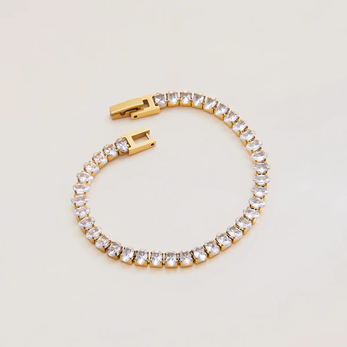 Estella Oval Cut Tennis Bracelet