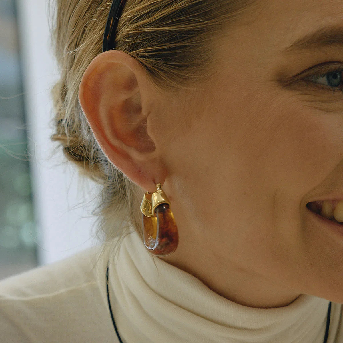 Perpetua Chunky Enamel Hoops