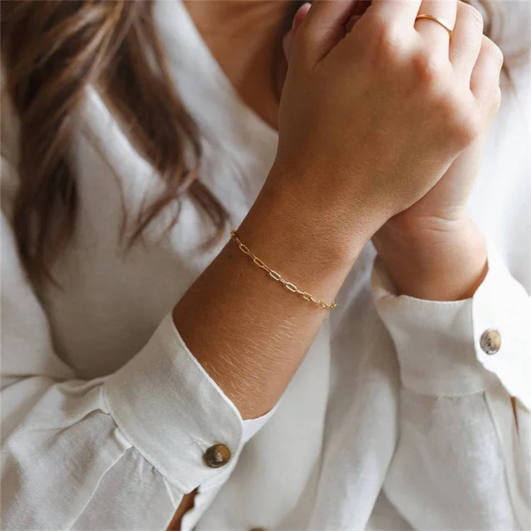 Colette Paperclip Chain Bracelet