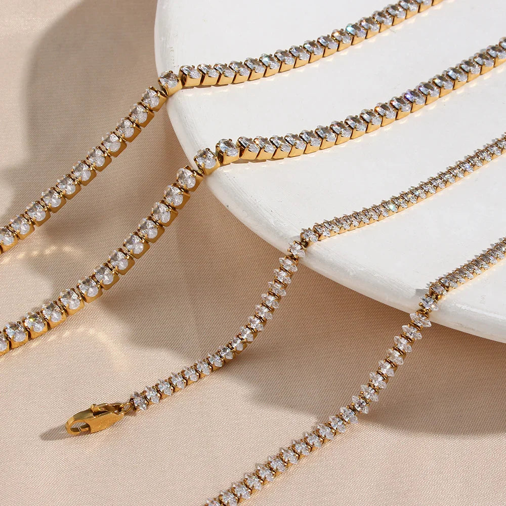 Wilona Diamond Tennis Necklace