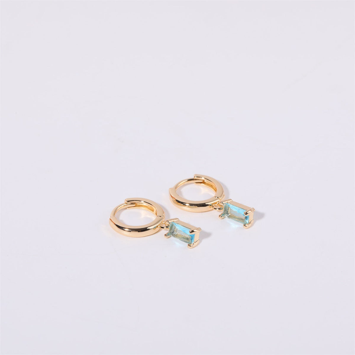 Ivy Birthstone Huggies