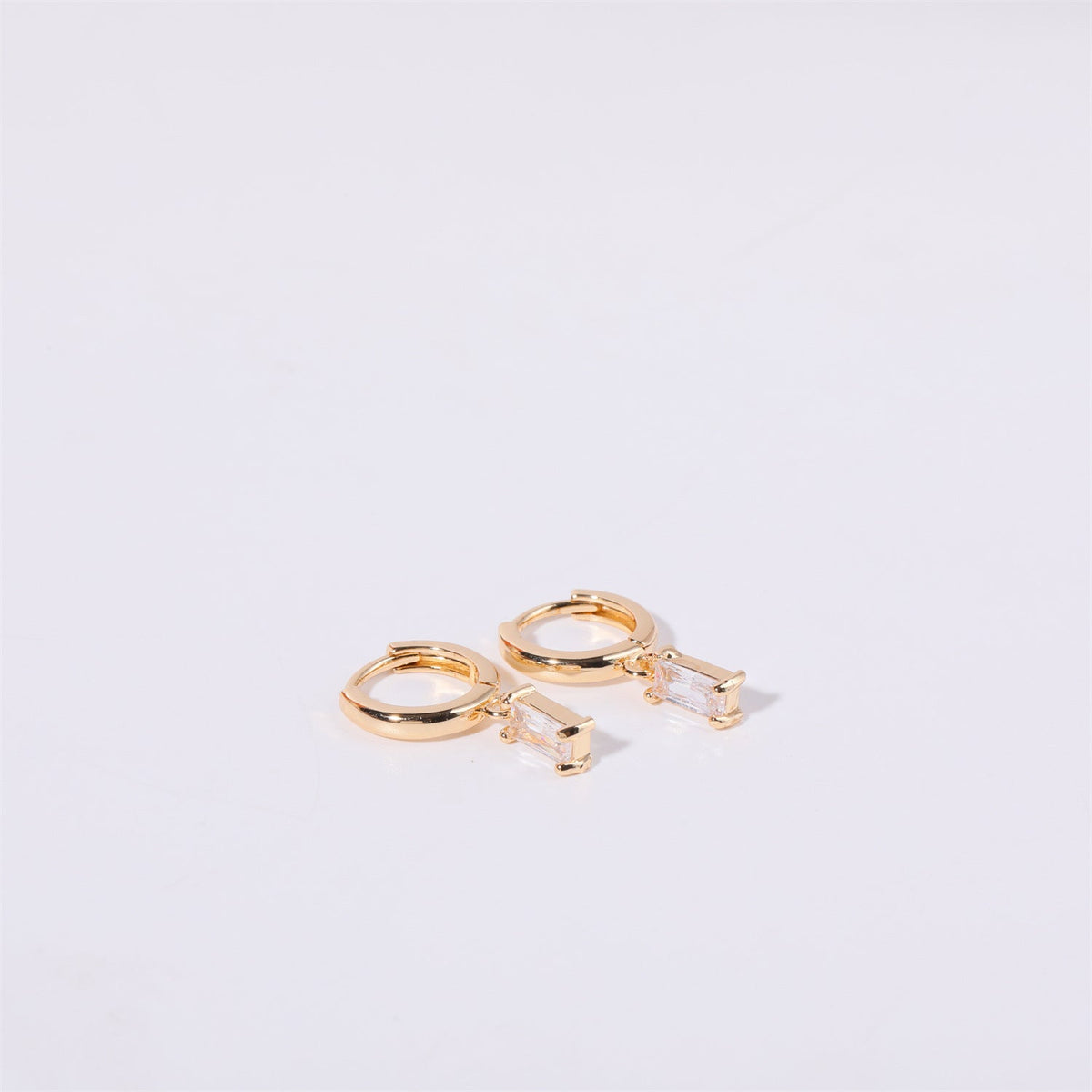 Ivy Birthstone Huggies