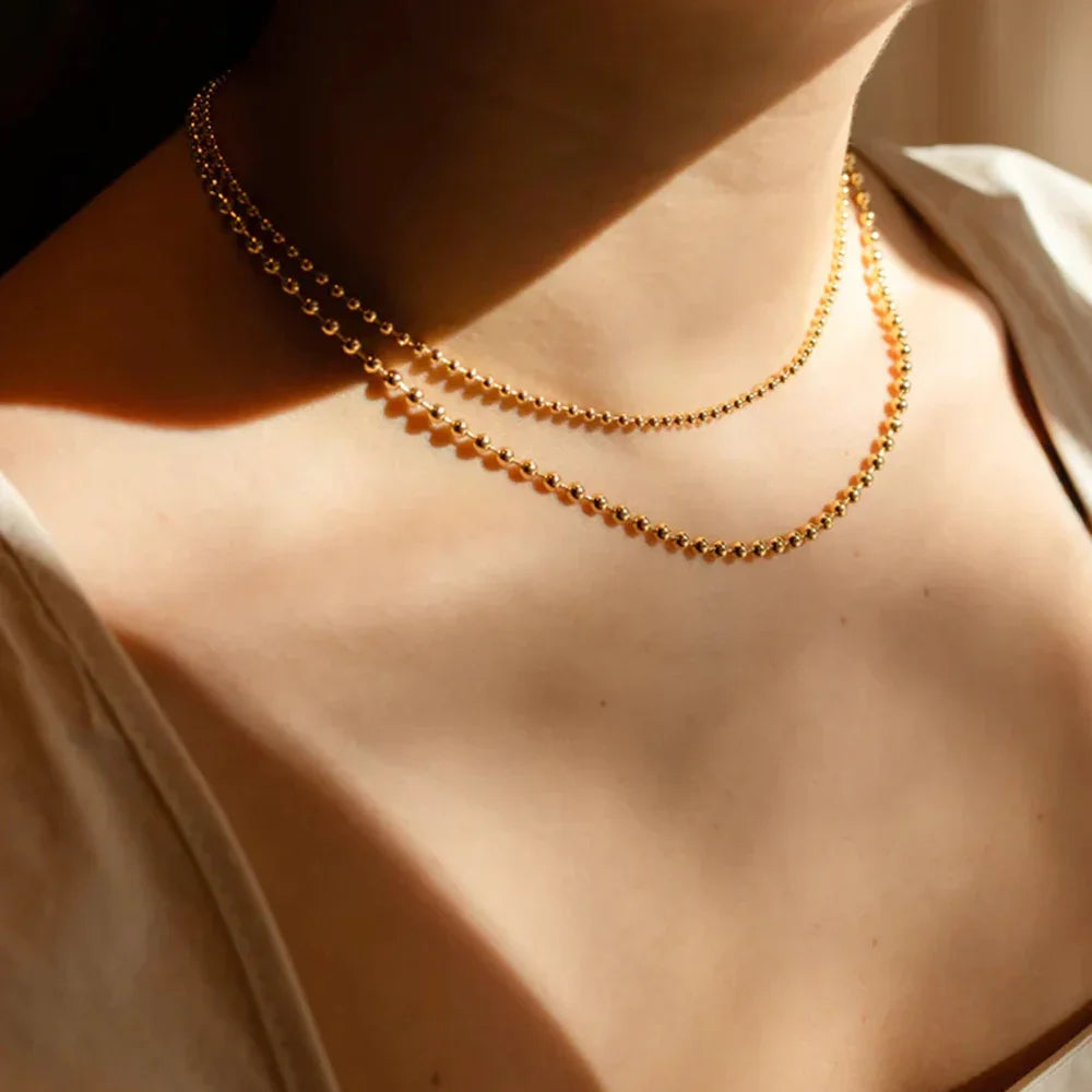 Anouk Layered Ball Chain Necklace