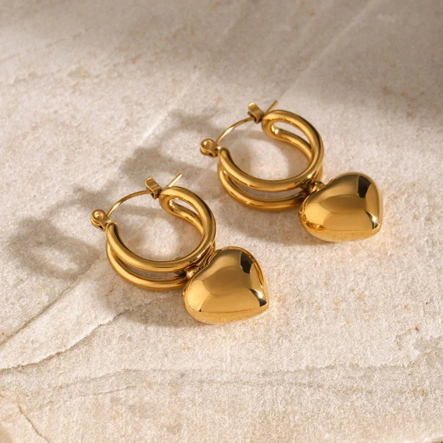 Rosa Gold Earrings