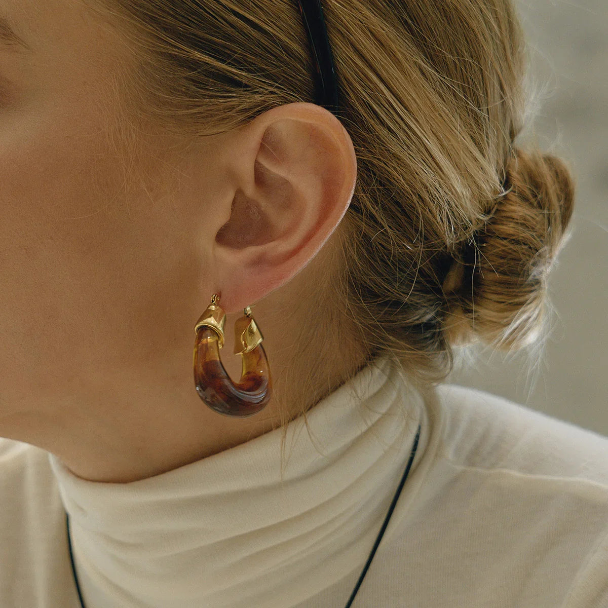 Perpetua Chunky Enamel Hoops