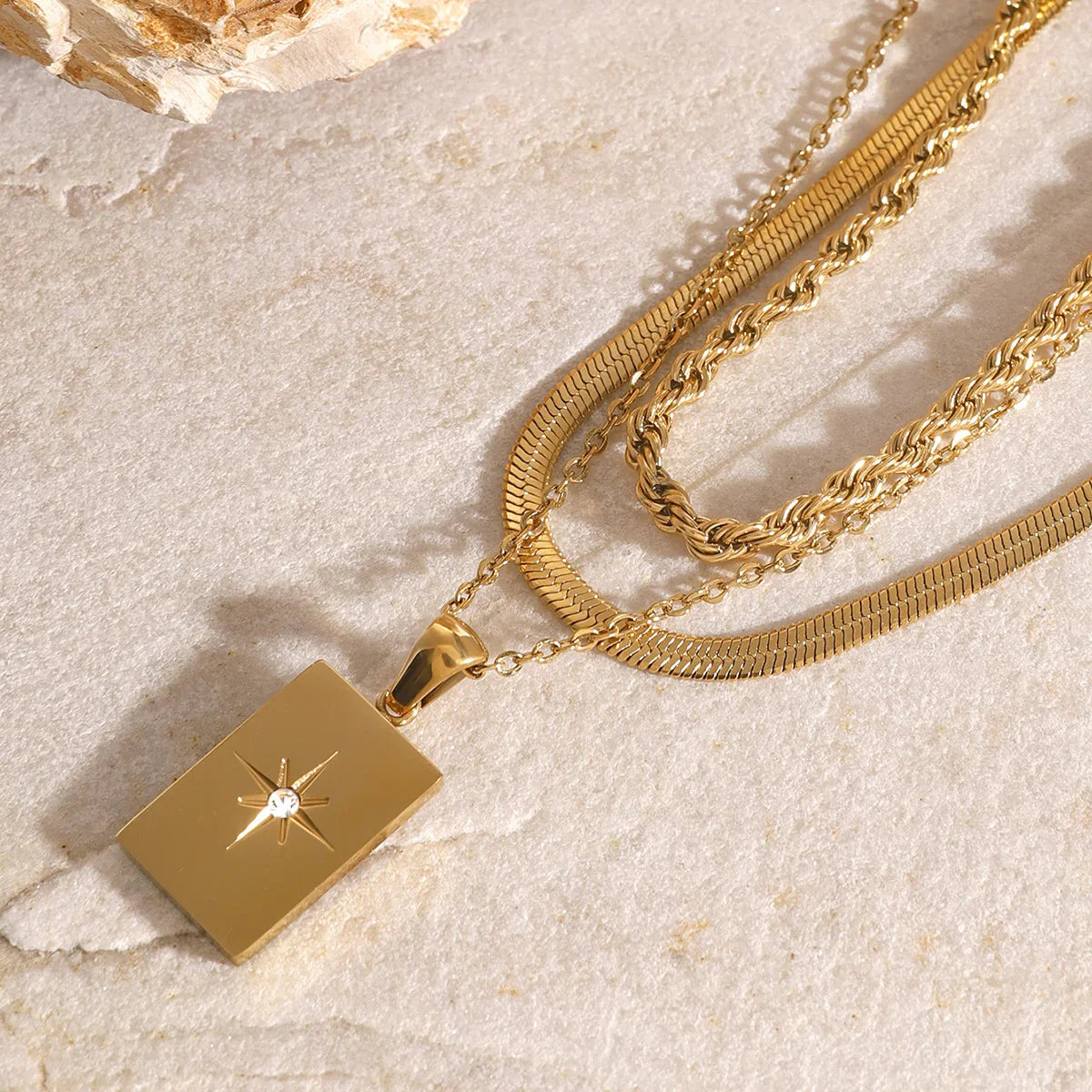 Fenella Layered Gold Necklace