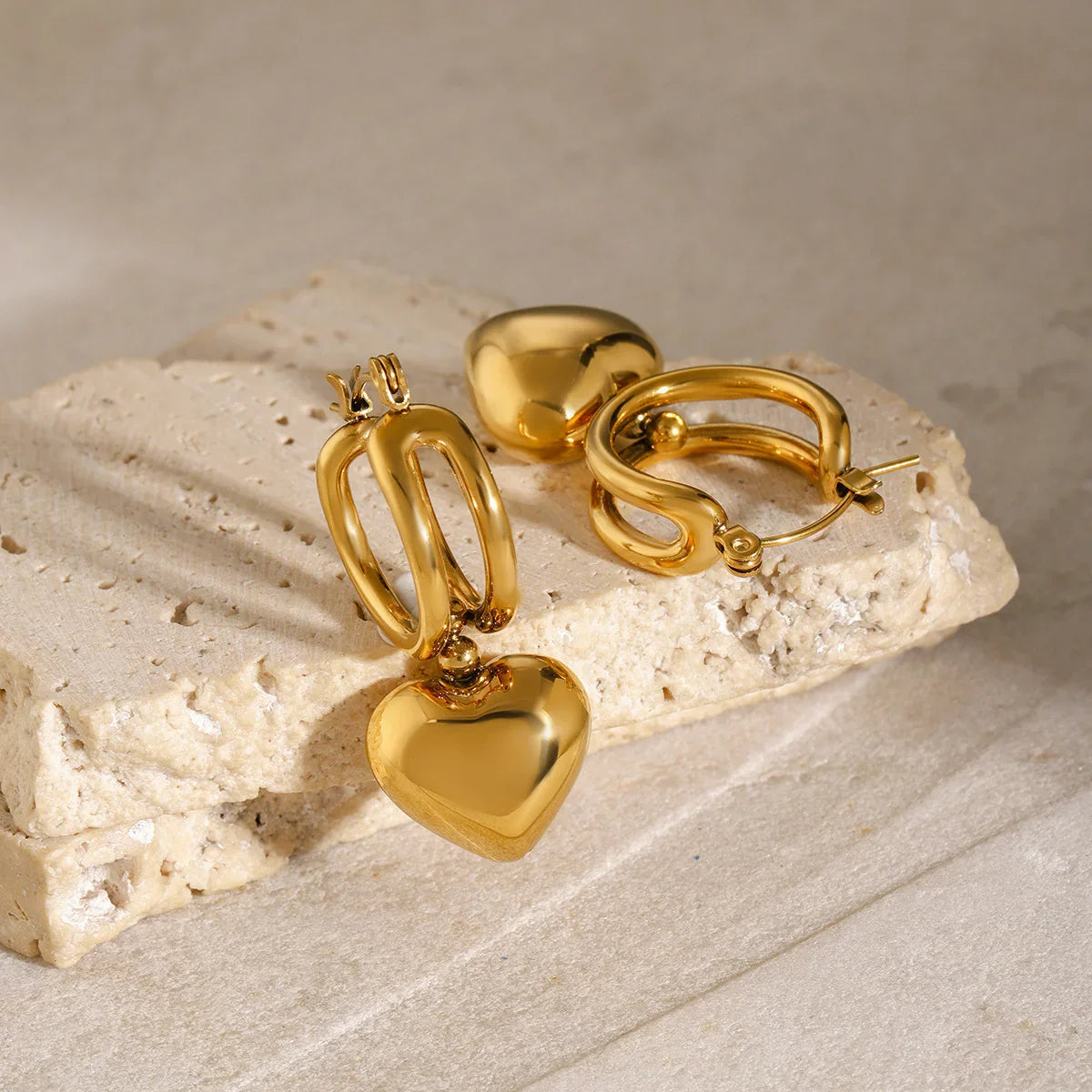 Rosa Gold Earrings