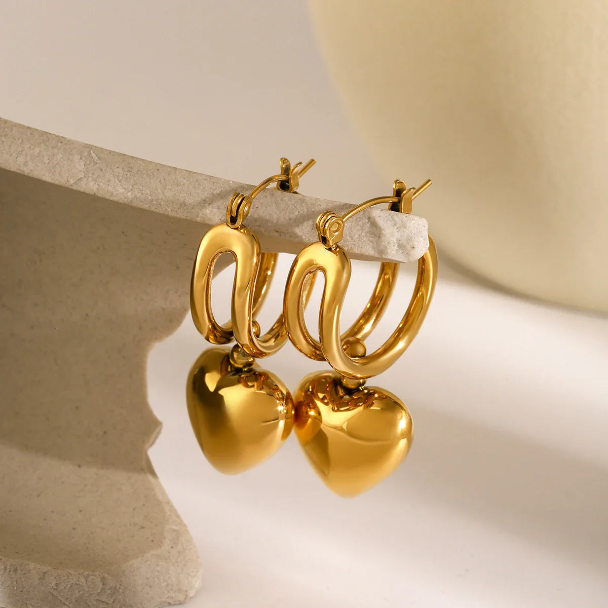 Rosa Gold Earrings