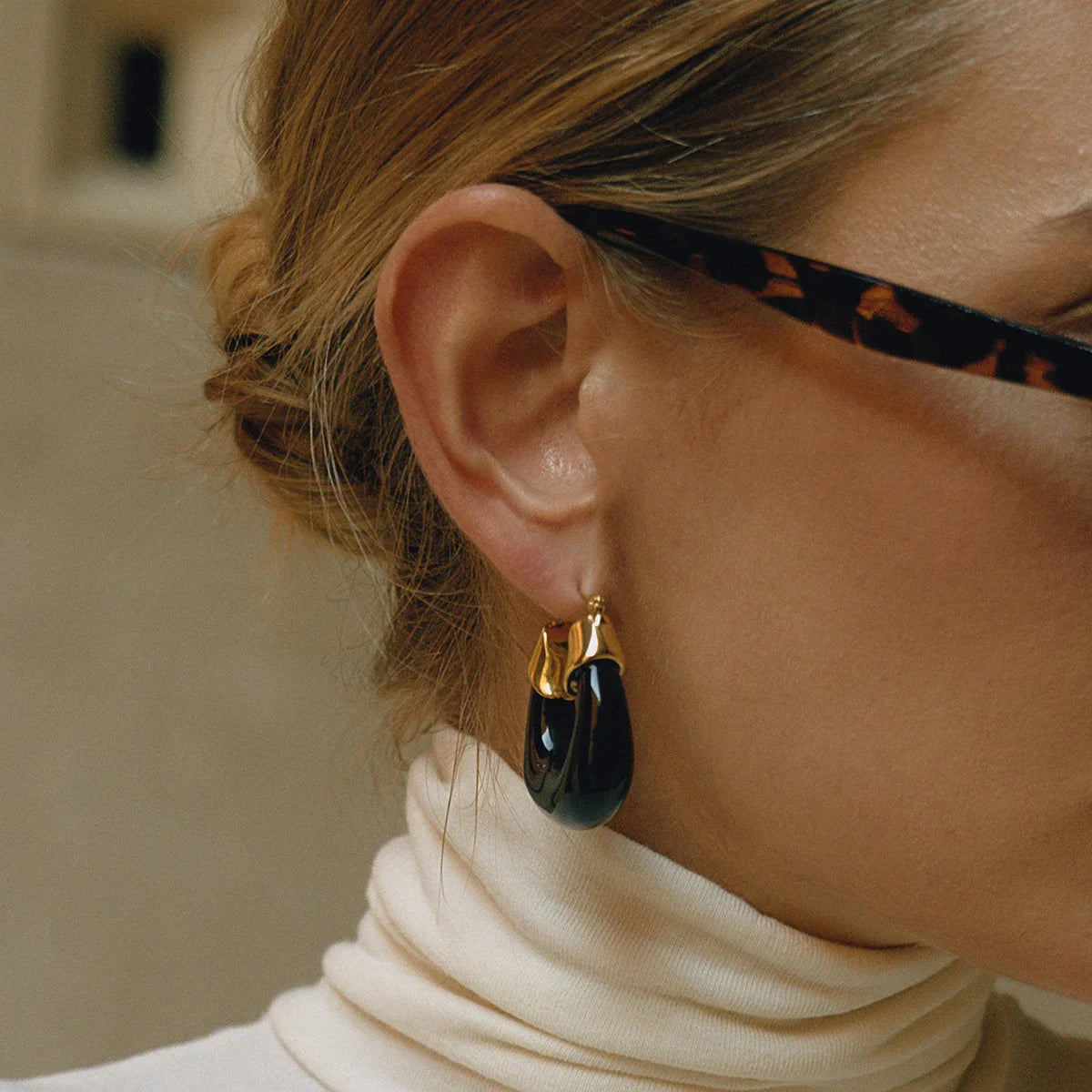Perpetua Chunky Enamel Hoops