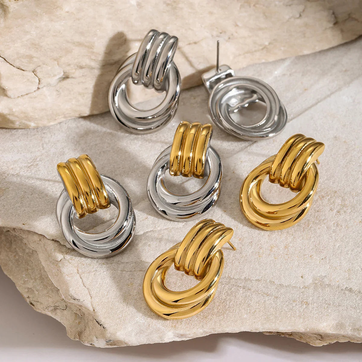 Noelle Layered Hoops