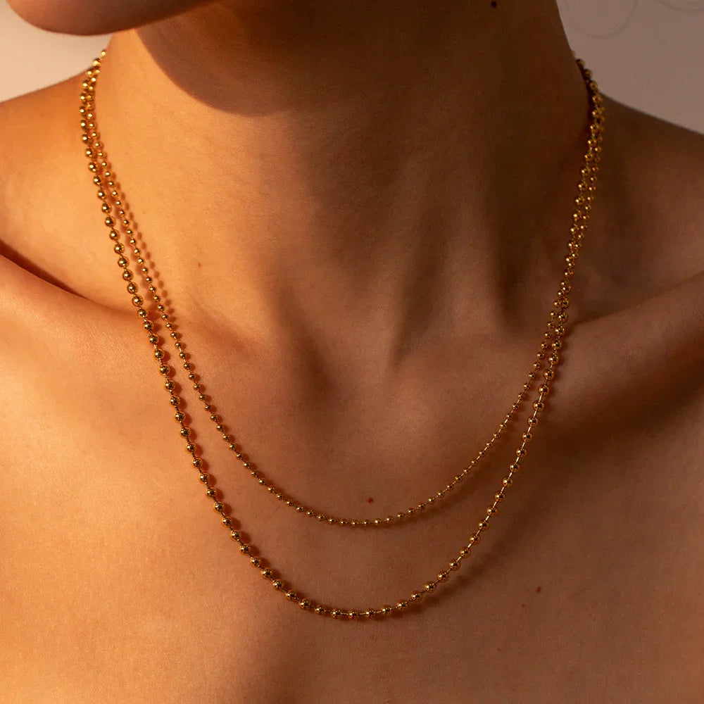 Anouk Layered Ball Chain Necklace
