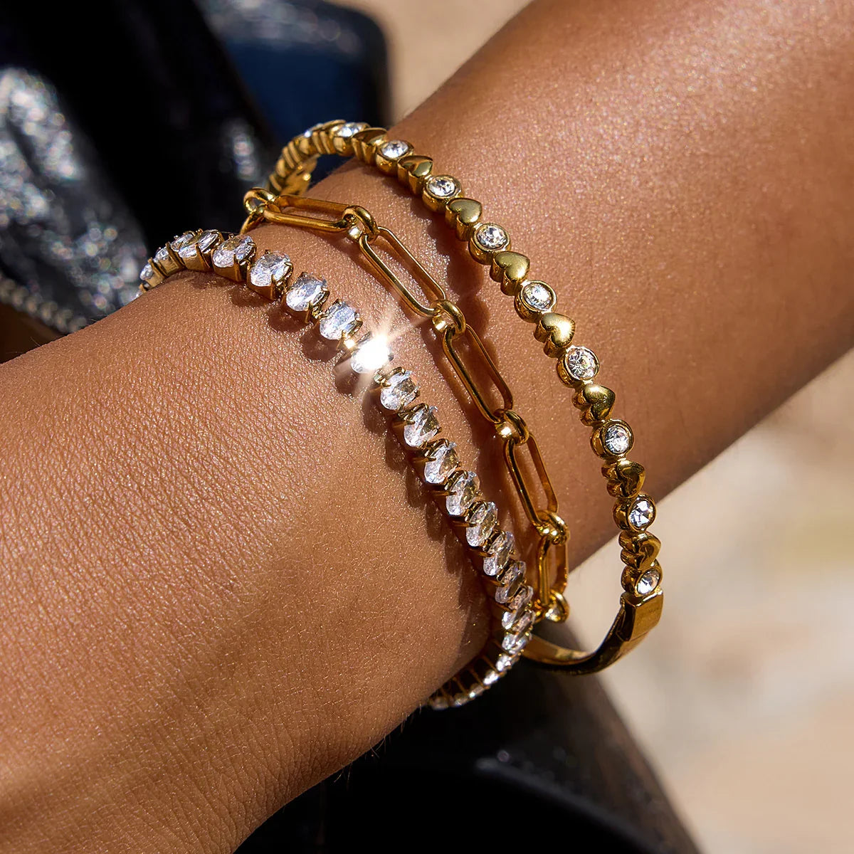 Estella Oval Cut Tennis Bracelet