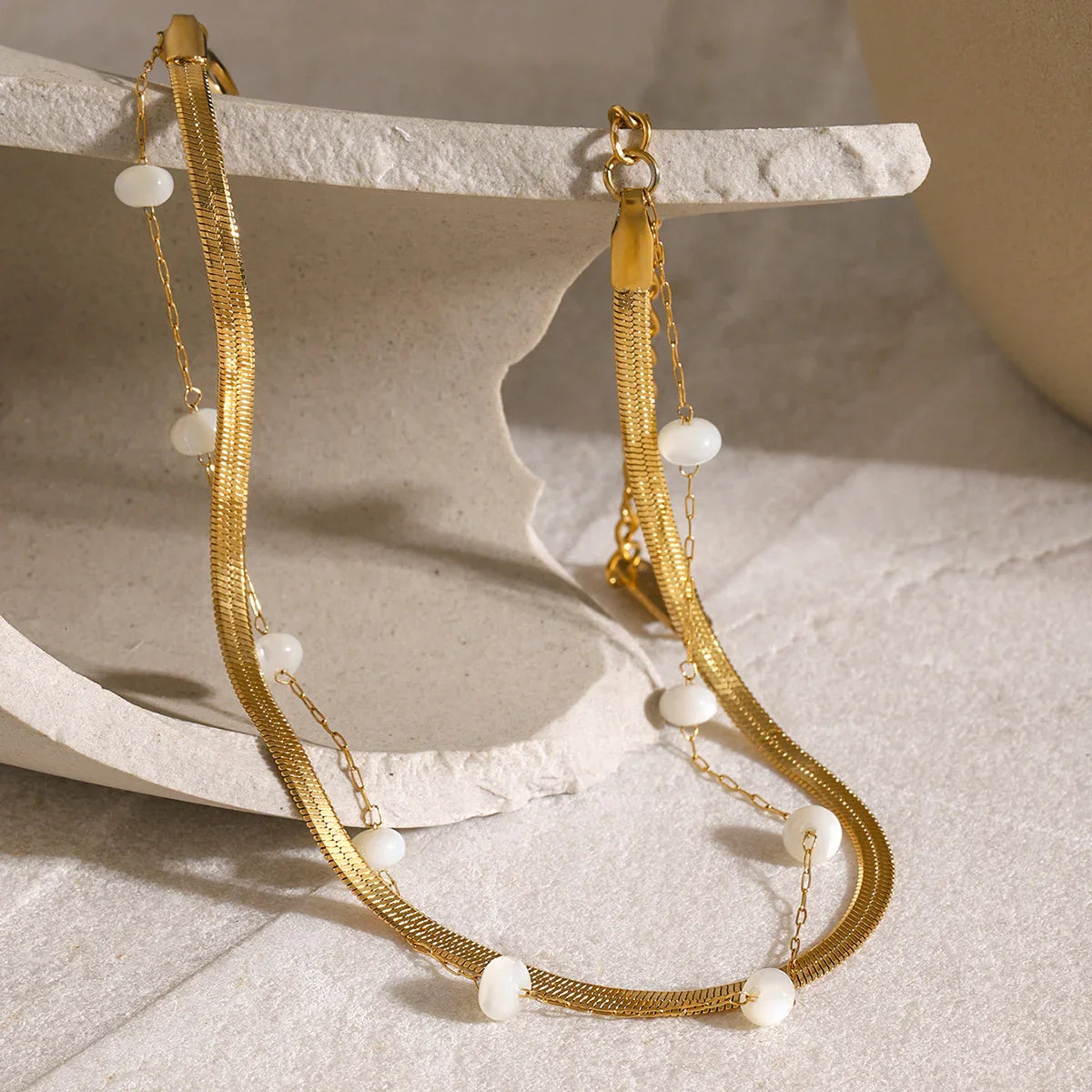 Coquette Freshwater Pearl Anklet