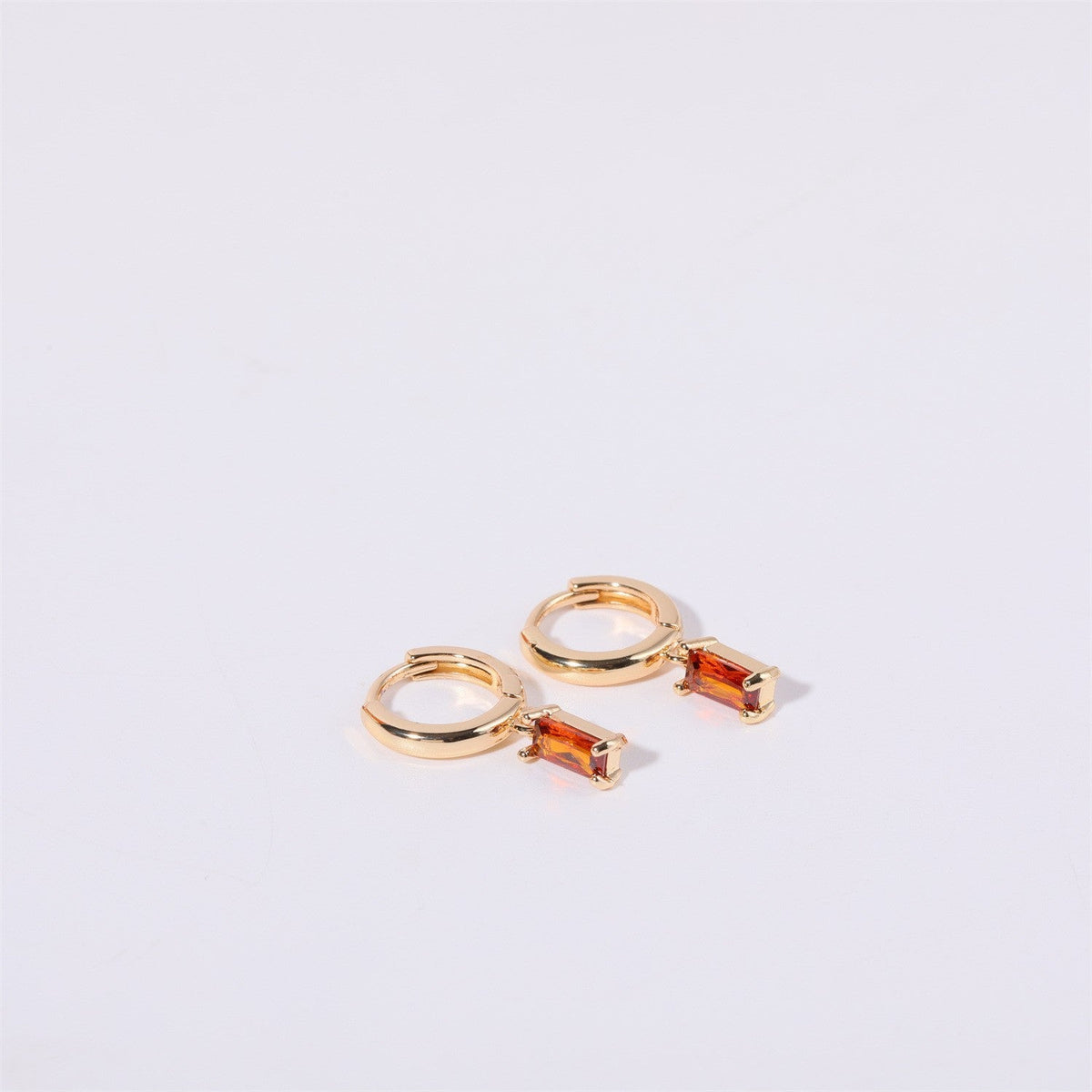 Ivy Birthstone Huggies