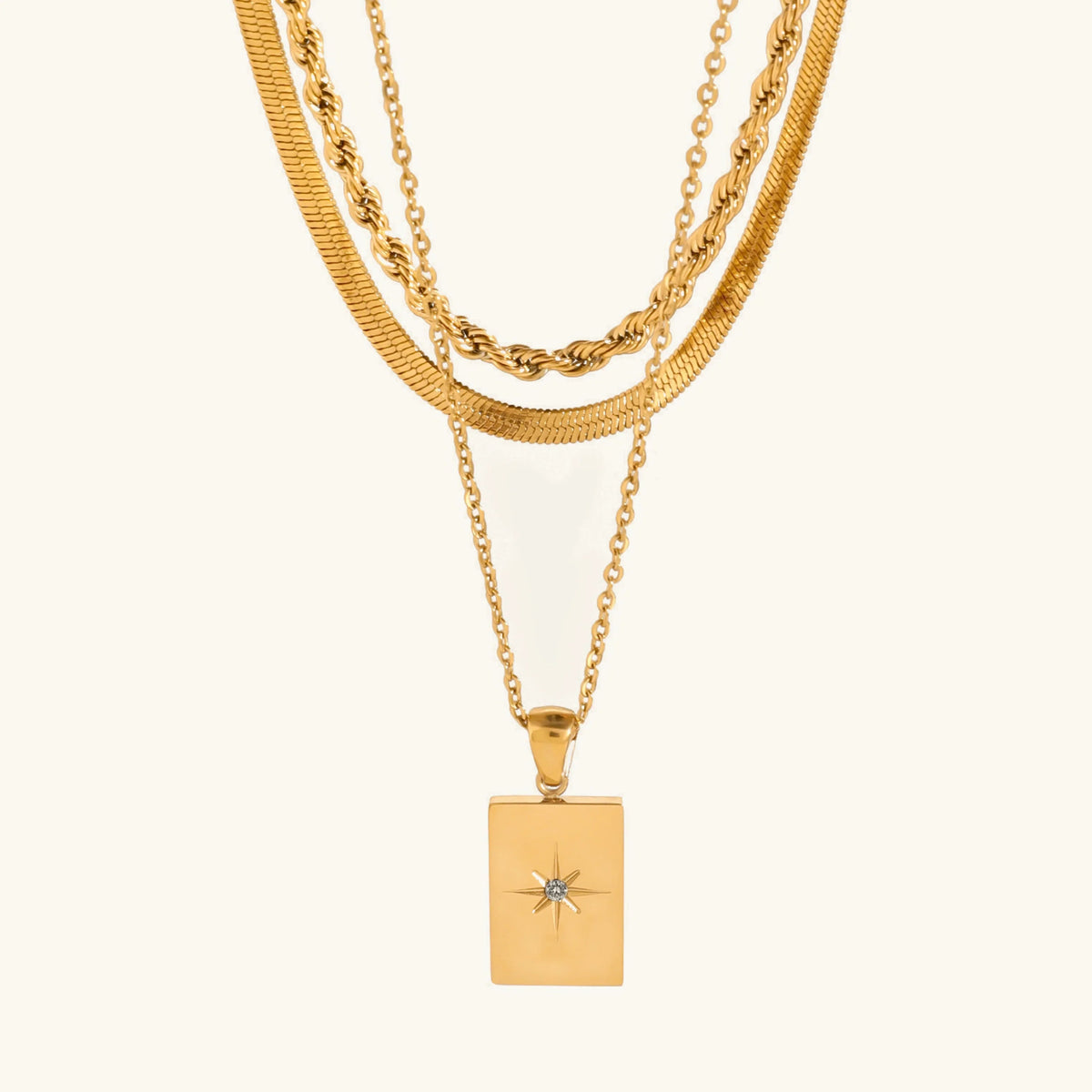 Fenella Layered Gold Necklace
