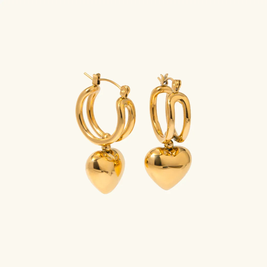Rosa Gold Earrings