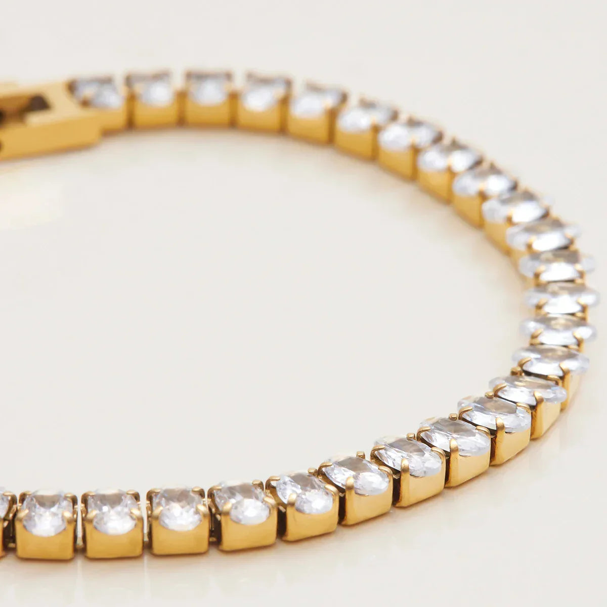 Estella Oval Cut Tennis Bracelet