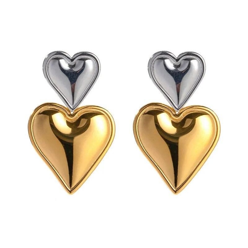 Esme Heart Earrings