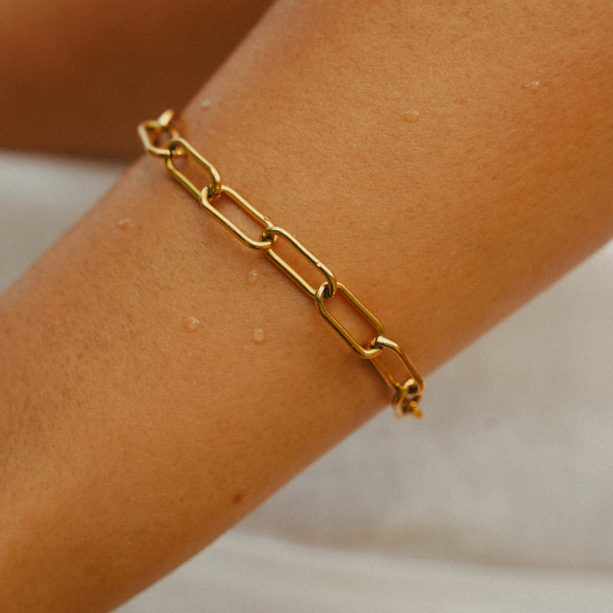 Capri Paperclip Bracelet