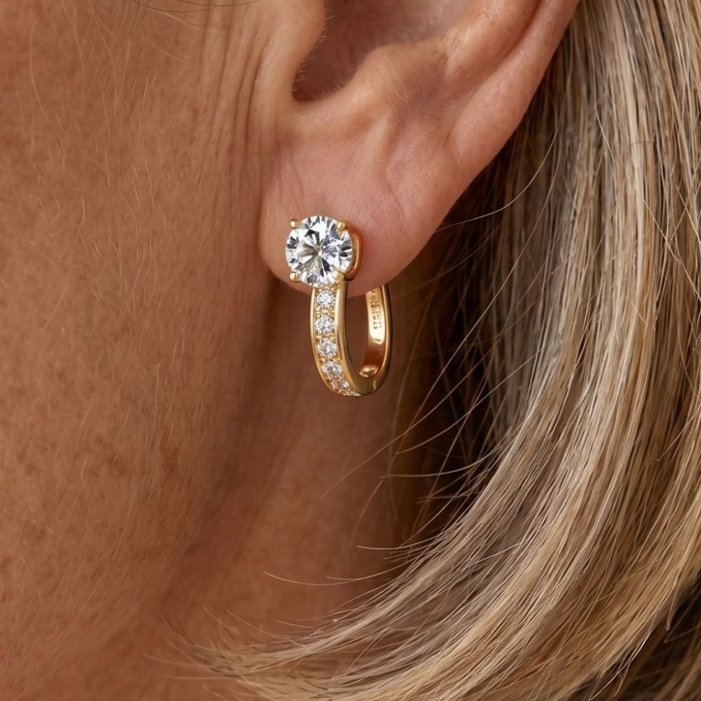 Margot Huggie Earrings