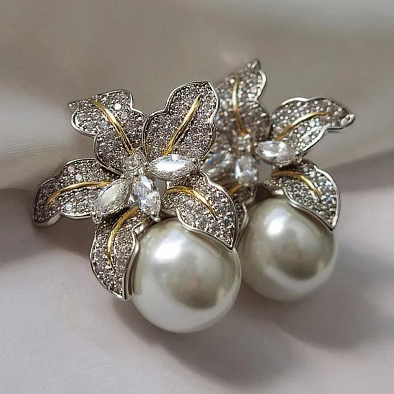 Fiore Pearl Earrings